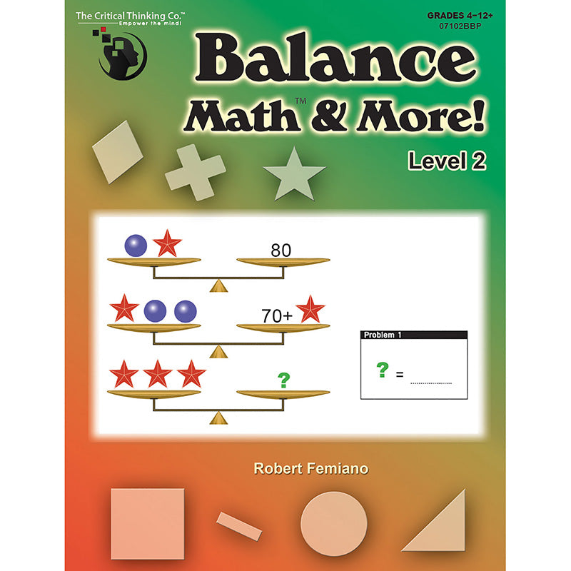 BALANCE MATH & MORE LEVEL 2