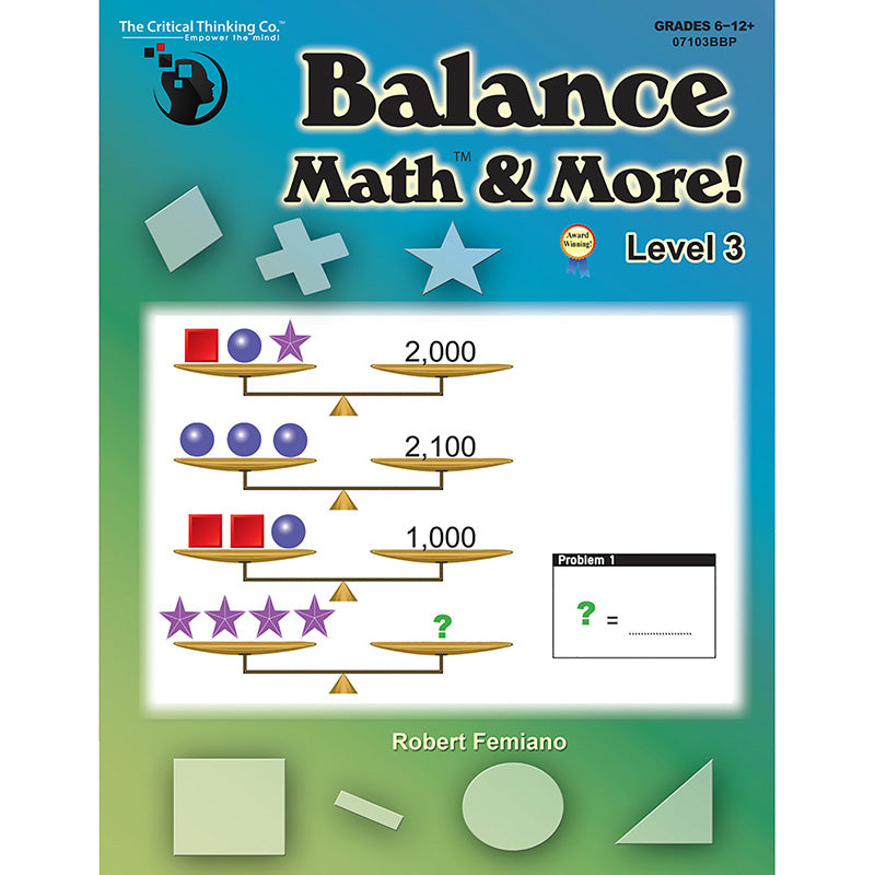 BALANCE MATH & MORE LEVEL 3