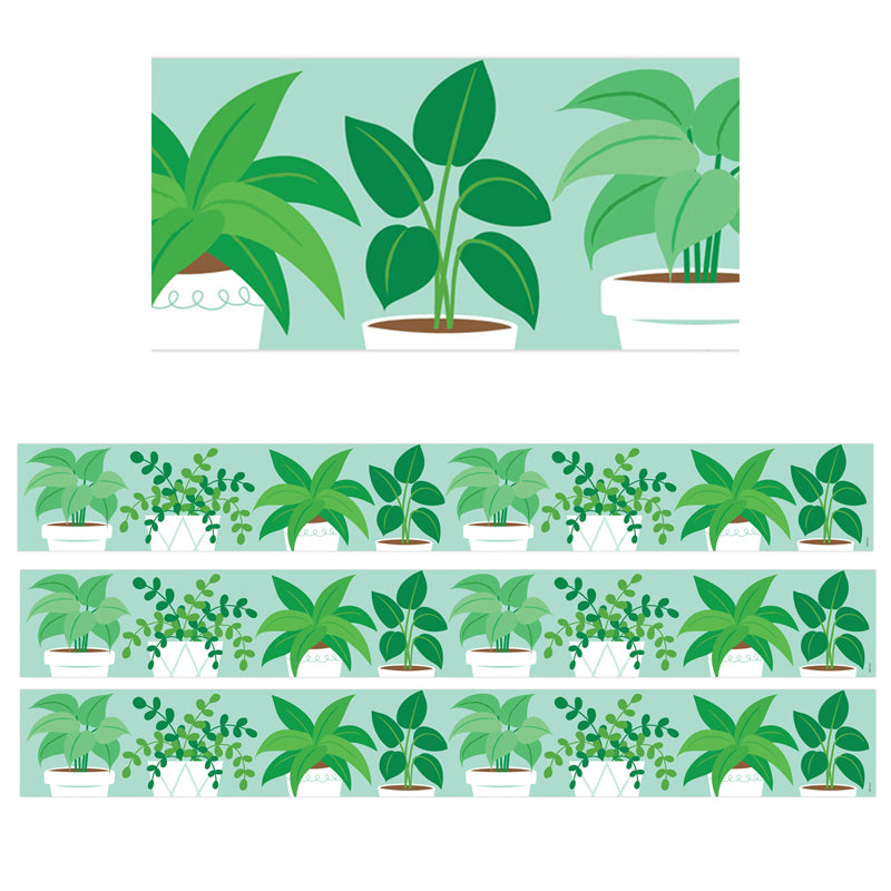 (3 PK) POTTED PLANTS BORDER