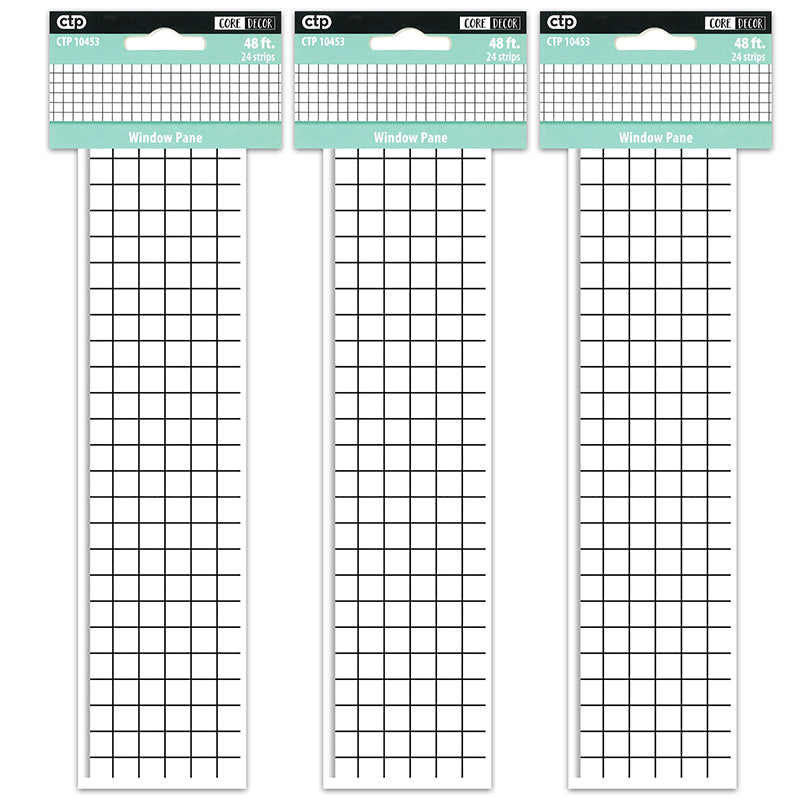 (3 PK) WINDOW PANE BORDER