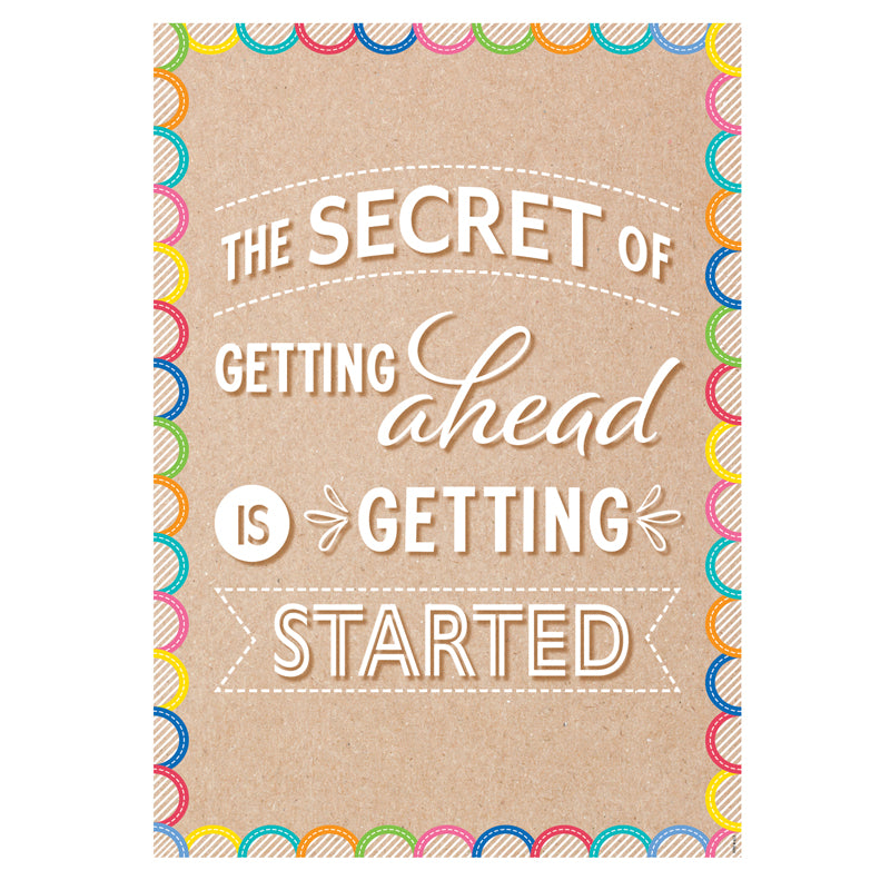 THE SECRET OF GETTING AHEAD POSTER