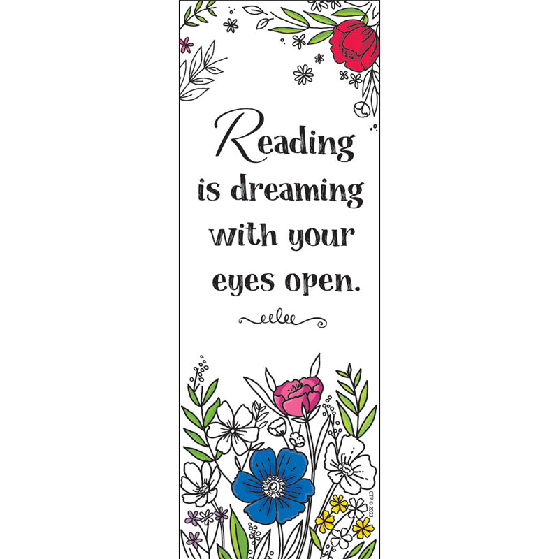 BRIGHT BLOOMS BOOKMARK