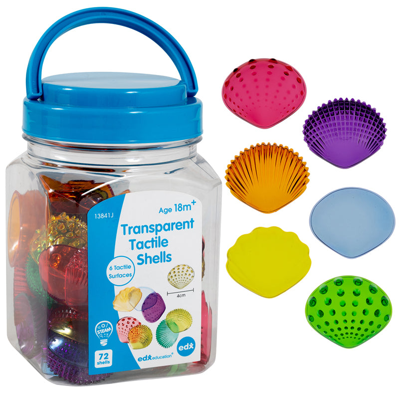 TACTILE SHELLS TRANSPARENT 72ST