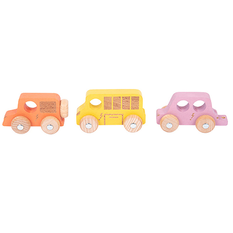 RAINBOW WOOD CITY E-VEHICLES 3/SET