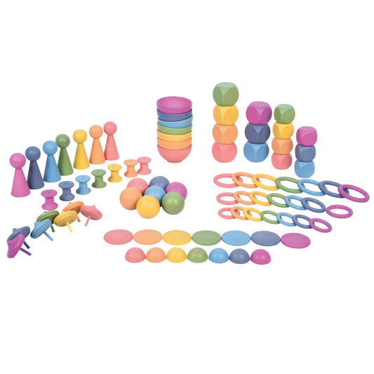 RAINBOW WOODEN SUPER SET