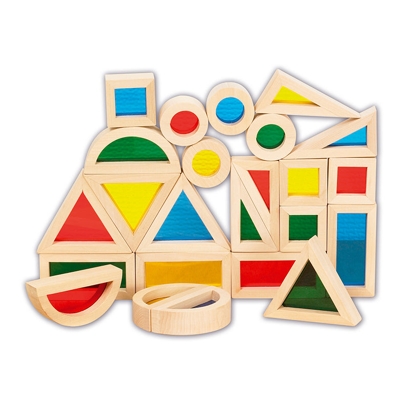 RAINBOW BLOCKS SET OF 24