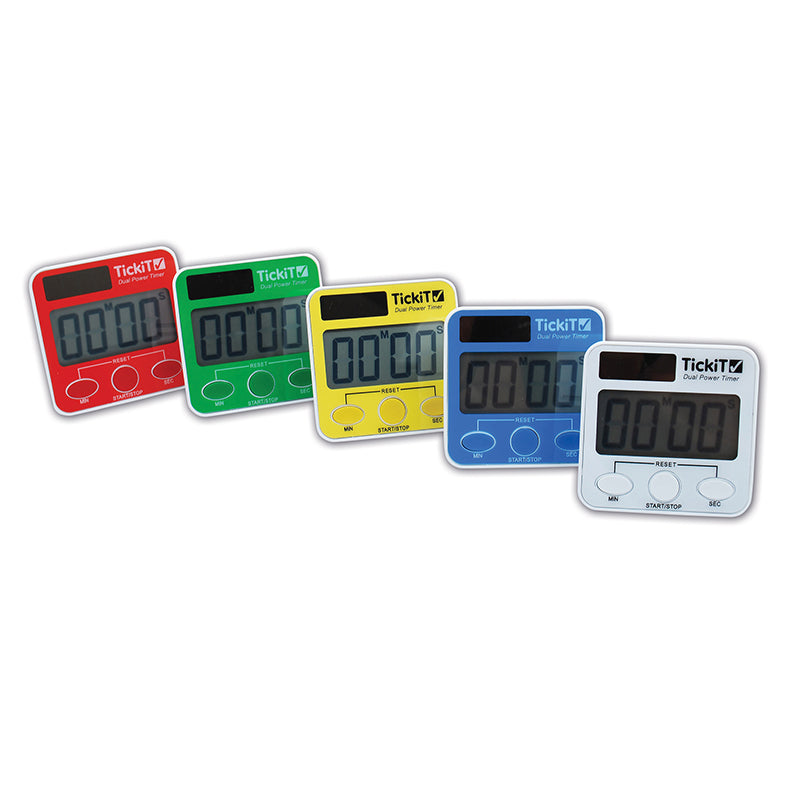 DUAL POWER TIMER SET OF 5