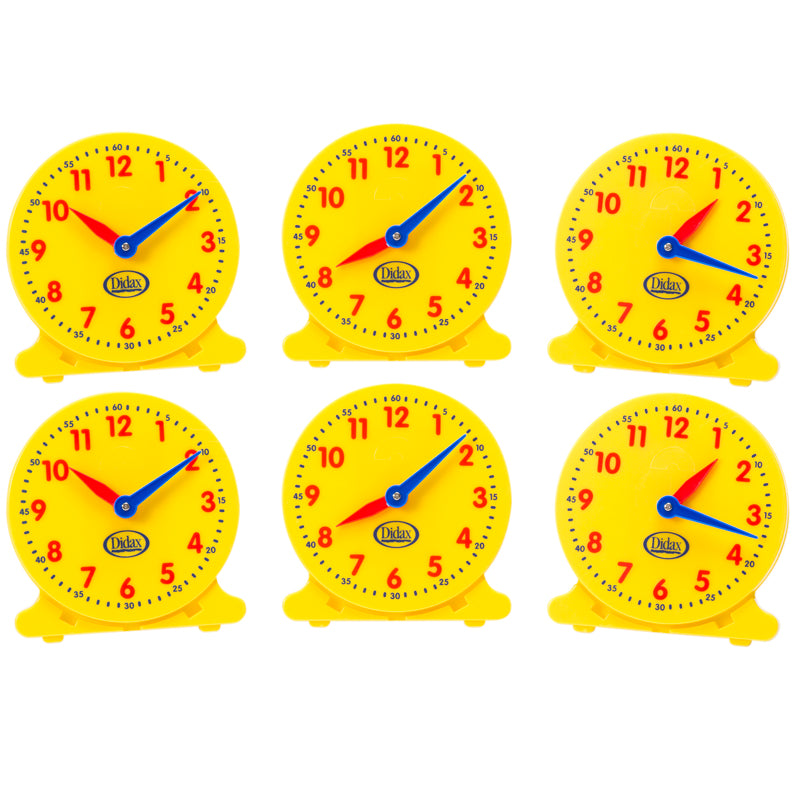 5IN STUDENT CLOCKS SET OF 6