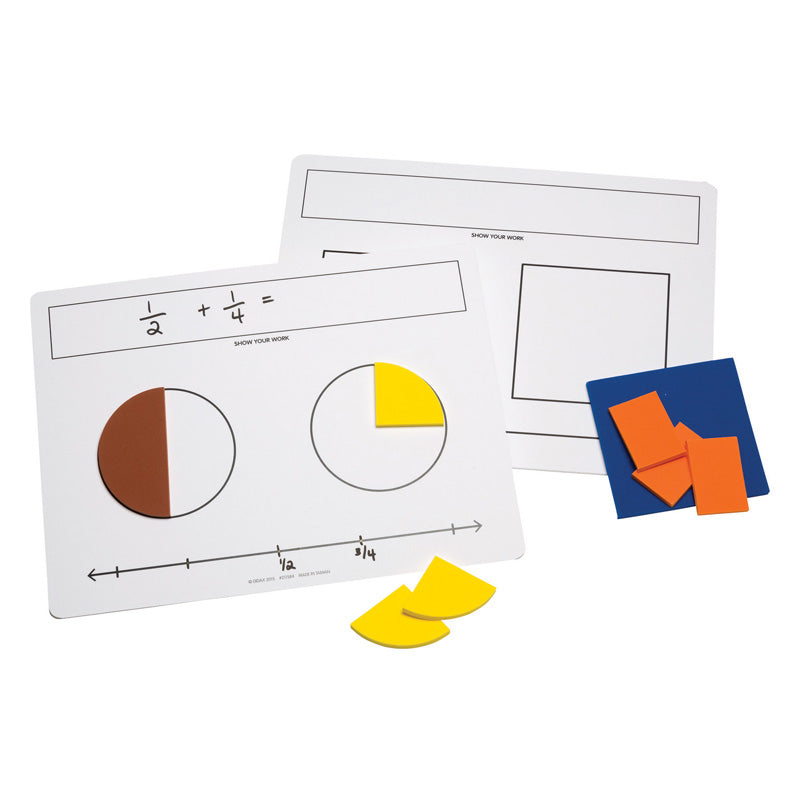 WRITE ON WIPE OFF FRACTION MATS