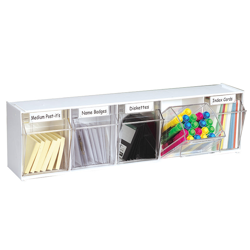 TILT BIN INTERLOCKING 5 UNIT WHT