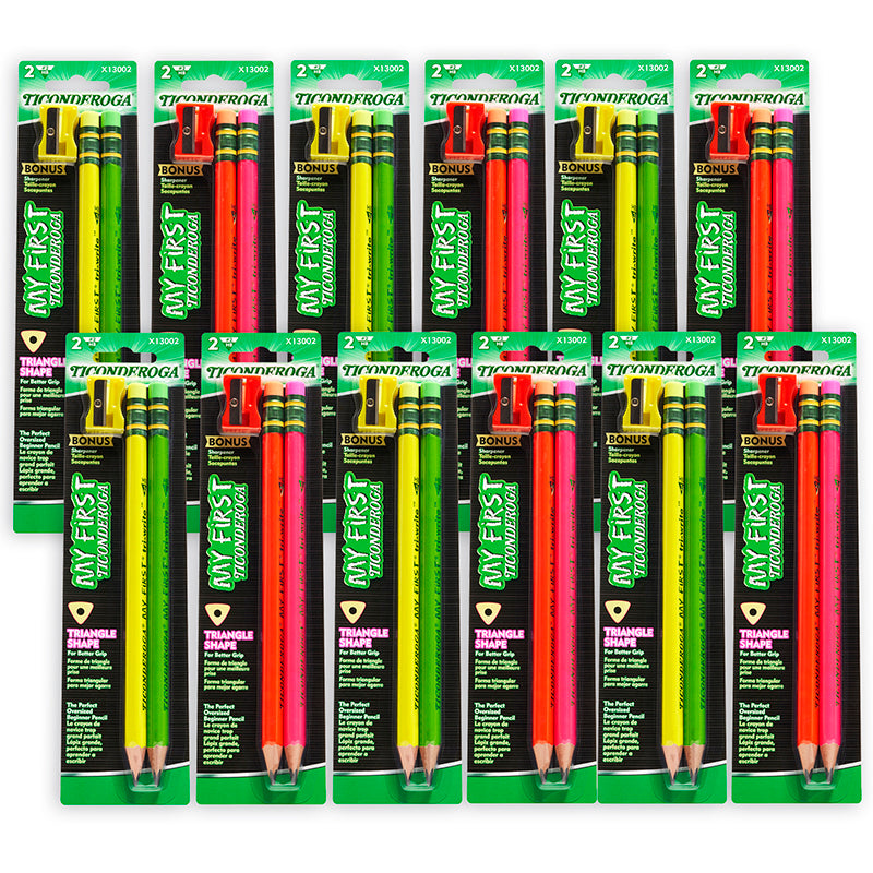 (12 PK) NEON TICONDEROGA PENCIL