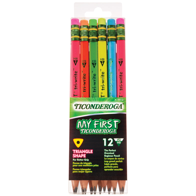 TRIWRITE NEON TICONDRGA PENCIL 12CT