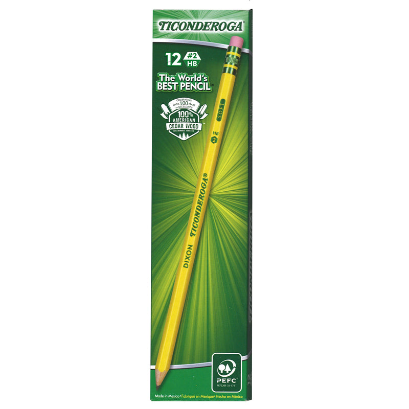 DIXON TICONDEROGA NO 2 PENCILS PRE