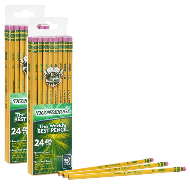 (2 PK) PENCILS NO 2 SOFT YELLOW PK