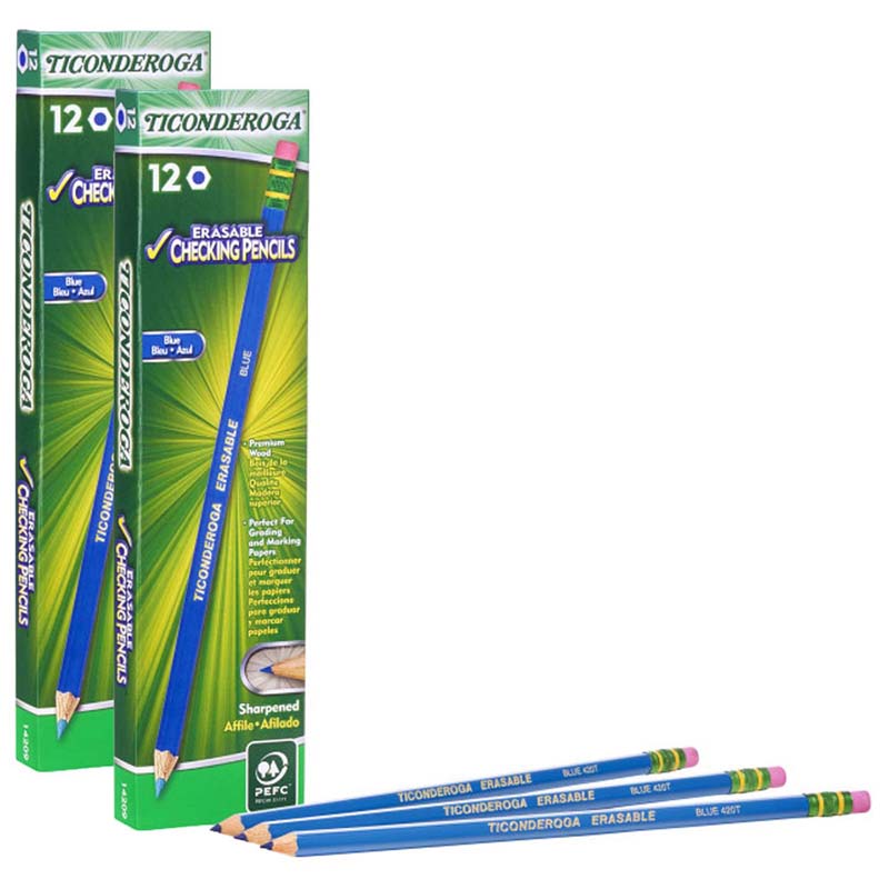 (2 PK) ERASABLE COLORED PENCILS