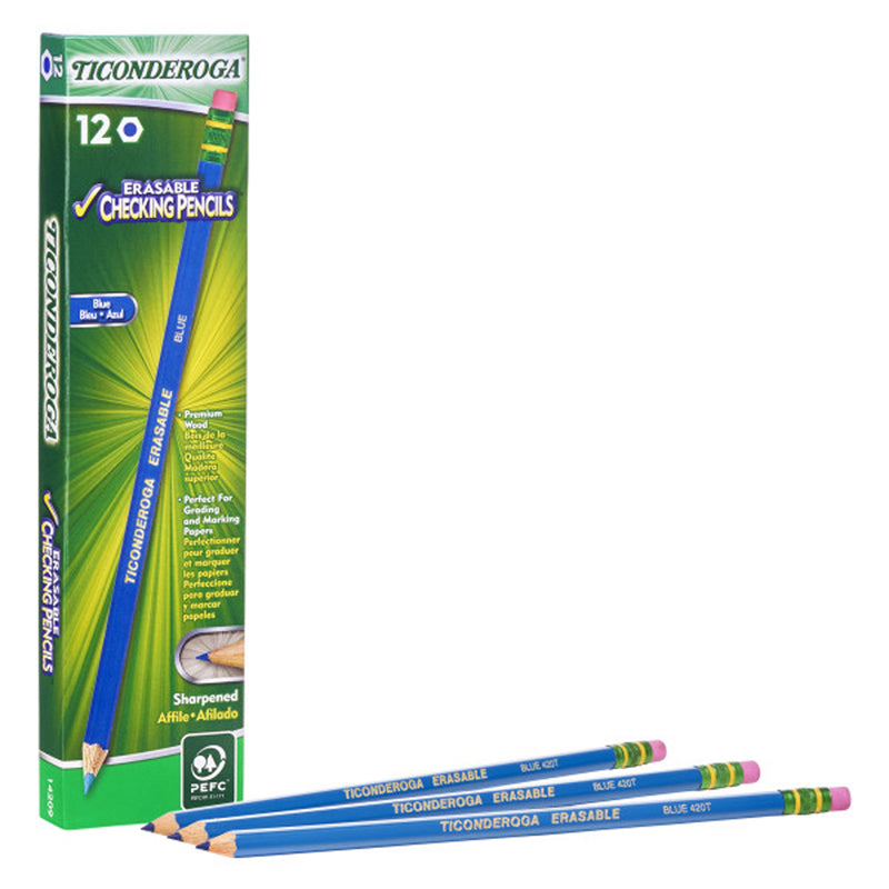 ERASABLE COLORED PENCILS BLUE