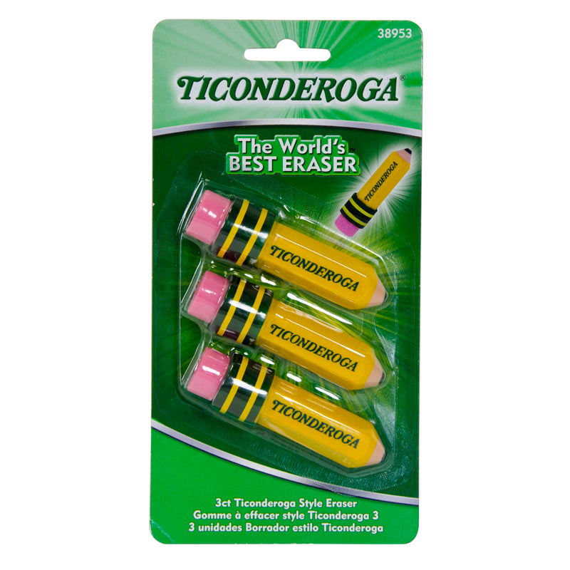 TICONDEROGA 3PK PENCIL SHAPED