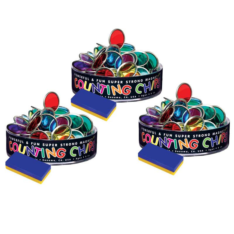 (3 EA) COUNTING CHIPS 75 AND BLOCK