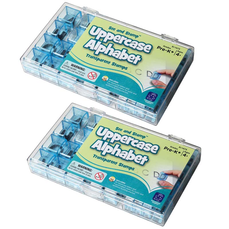 (2 ST) SEE & STAMP UPPERCASE LETTER