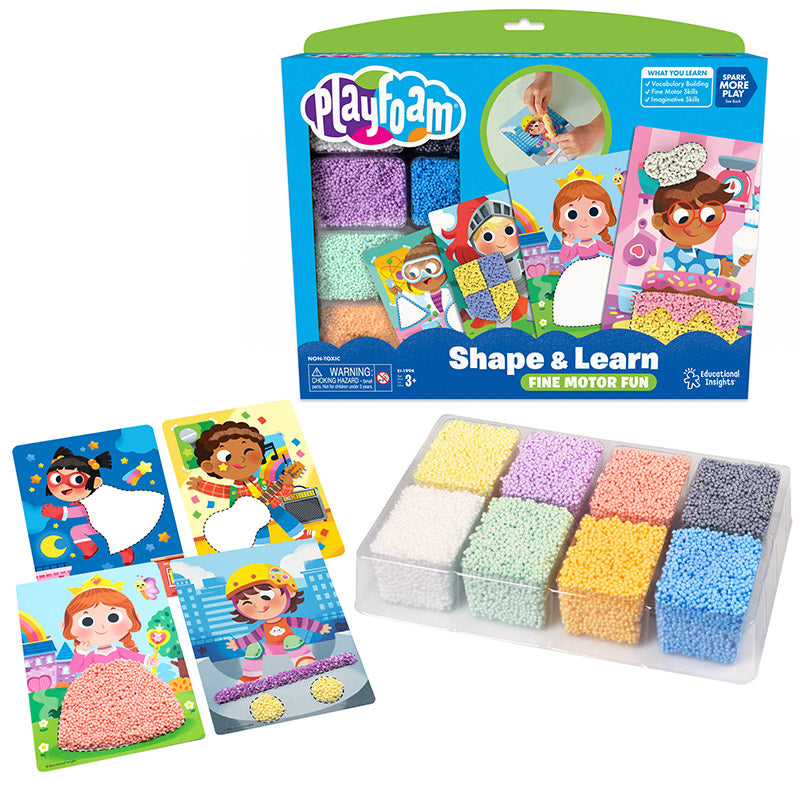 PLAYFOAM SHAPE & LEARN FINE MOTOR