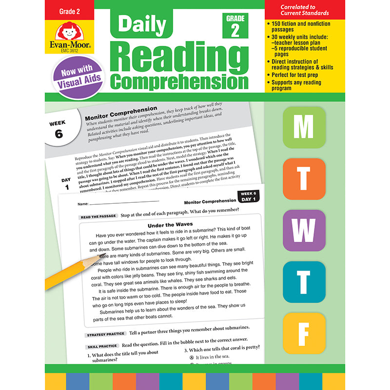 DAILY READING COMPREHENSION GR 2