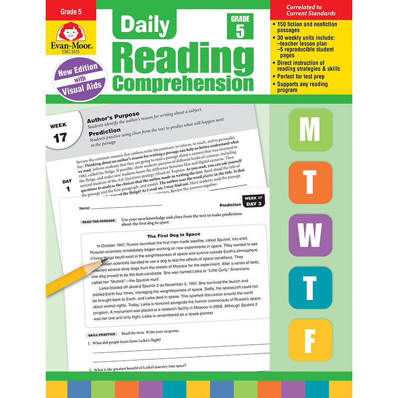 DAILY READING COMPREHENSION GR 5