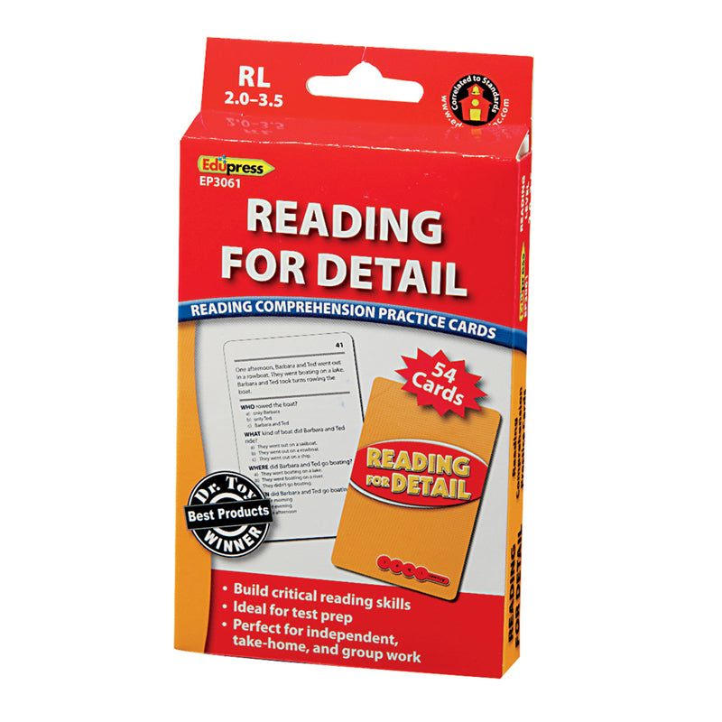 READING FOR DETAIL - 2.0-3.5