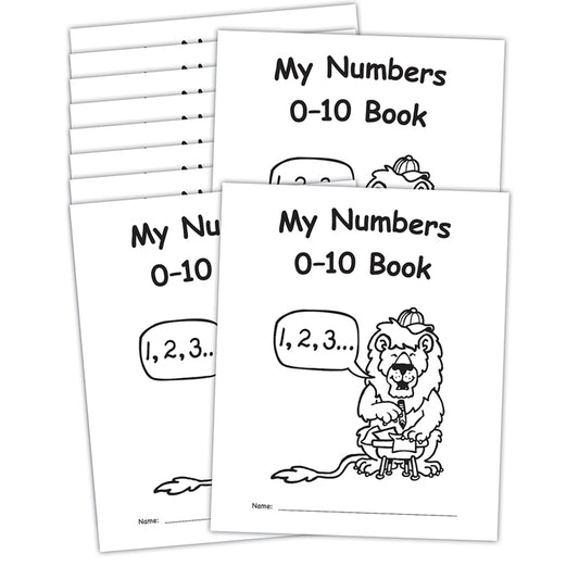 MY OWN BOOKS MY NUMBERS 0-10 10PK