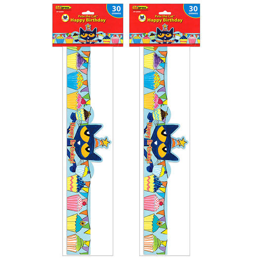 (2 PK) PETE THE CAT HAPPY BIRTHDAY