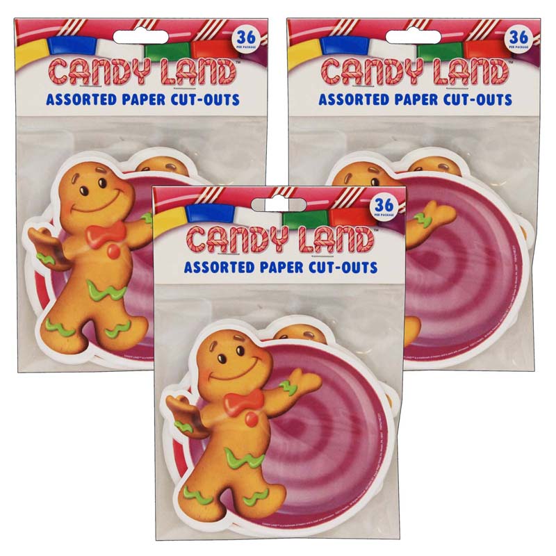 (3 PK) CANDY LAND ASSORTED PAPER