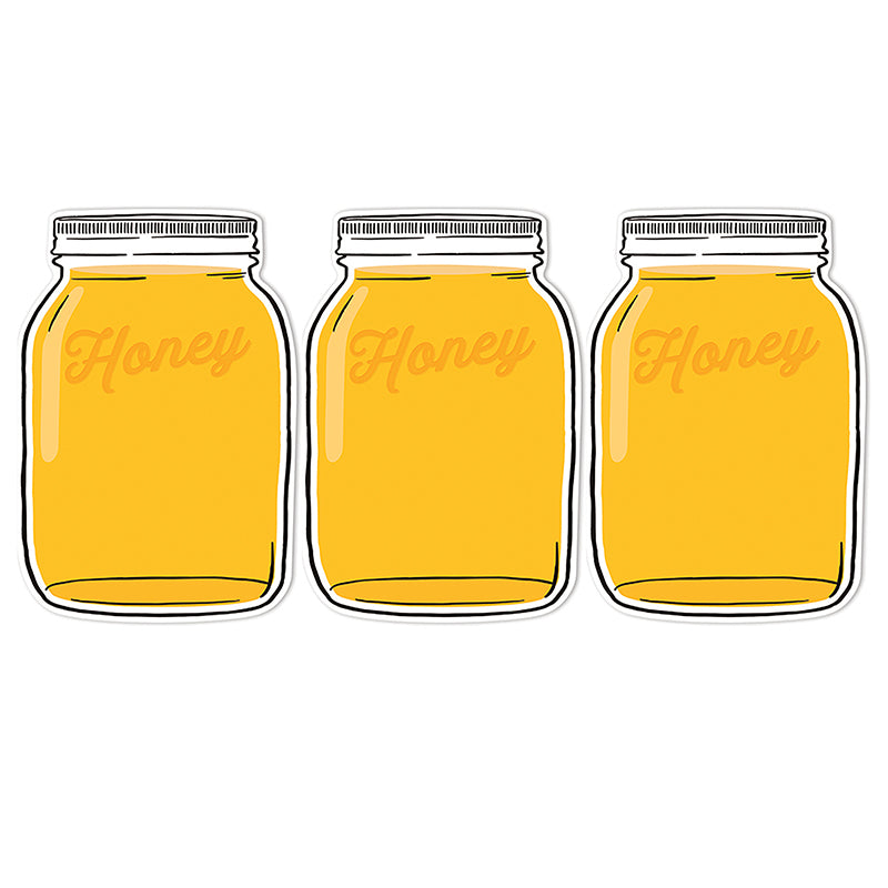 (3 PK) HIVE MASON JAR CUT-OUTS