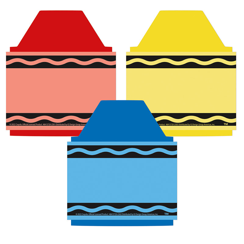 CRAYOLA CRAYONS PAPER CUTOUTS