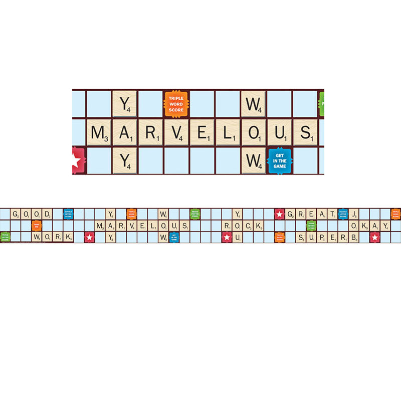 SCRABBLE LETTERS EXTRA WIDE DIE CUT