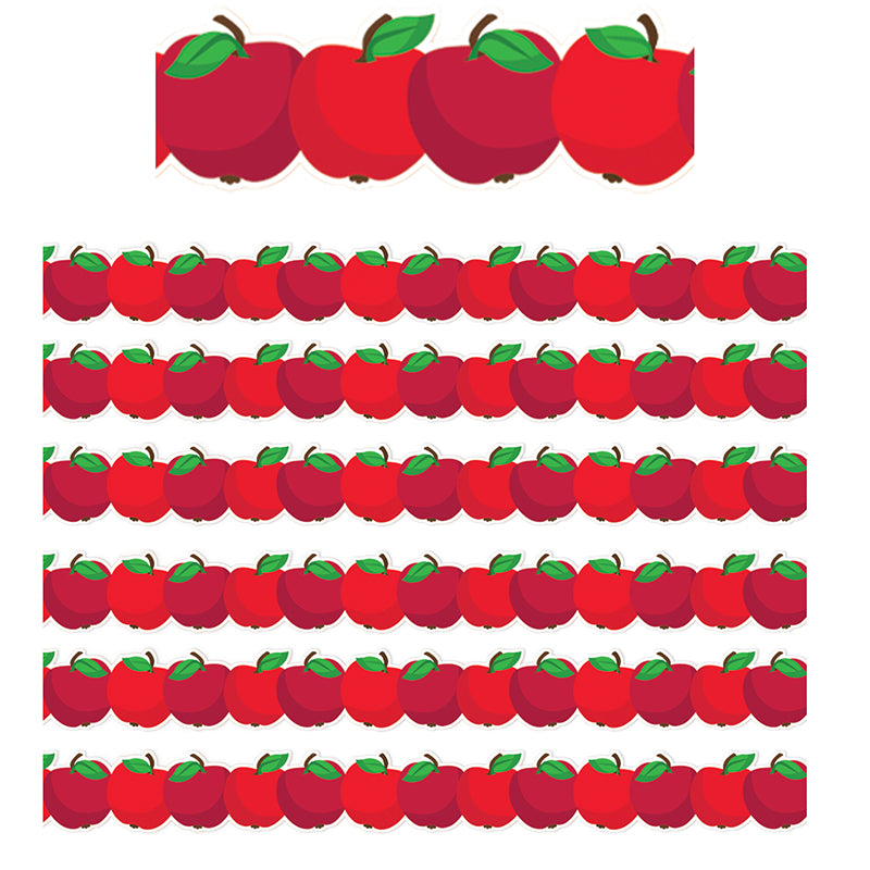(6 PK) APPLE DIE-CUT XTRA WIDE TRIM