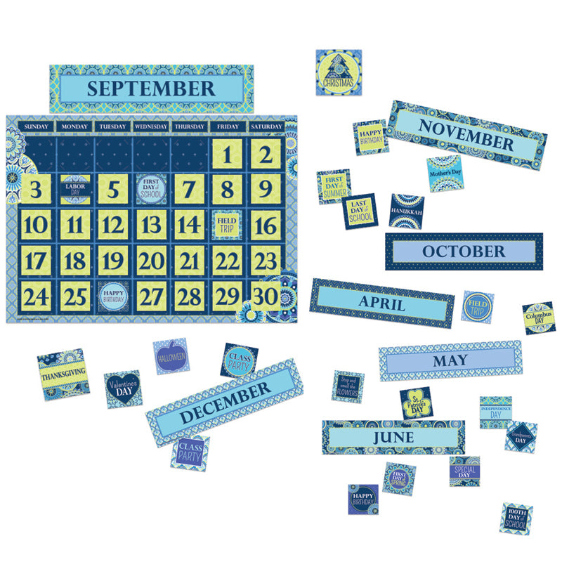 BLUE HARMONY CALENDAR SET