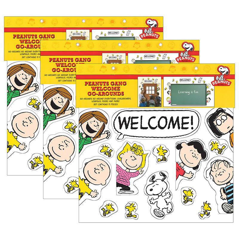 (3 EA) PEANUTS WELCOME GO AROUNDS