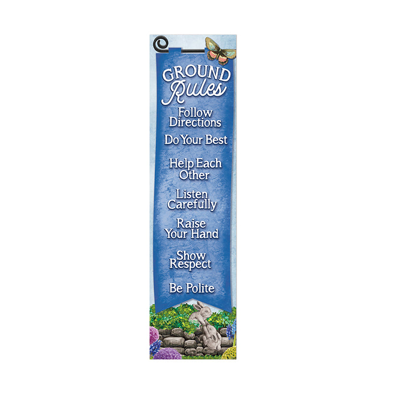 GROUND RULES BANNER VERTICAL