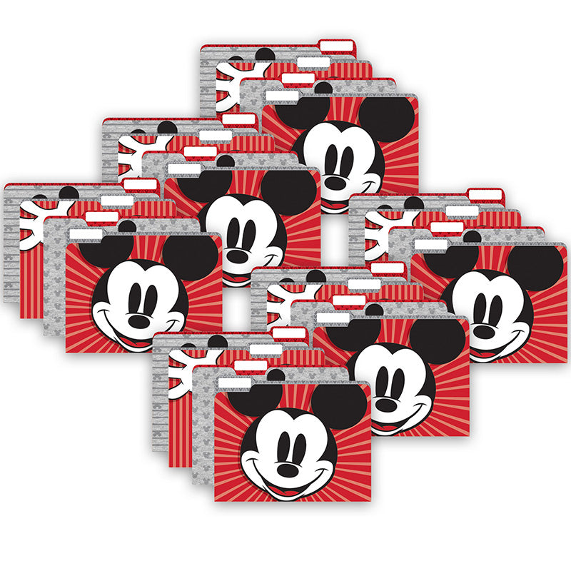 (6 PK) MICKEY THROWBACK FILE FOLDER