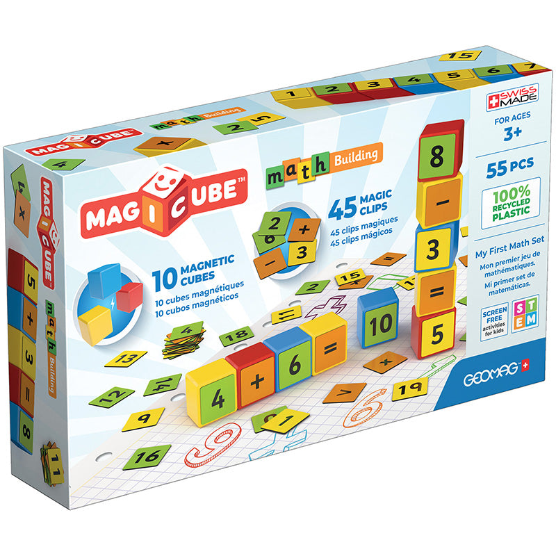 MATH BUILDING SET RECYCLED 55 PCS