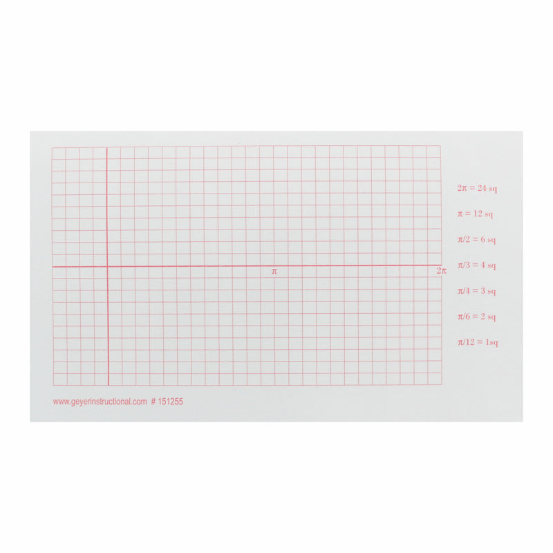3X5 GRAPHNG POST IT NOTES TRIG GRID