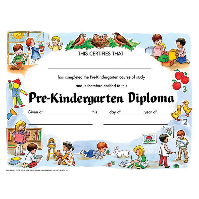 PRE-KINDERGARTEN DIPLOMA 30/PK