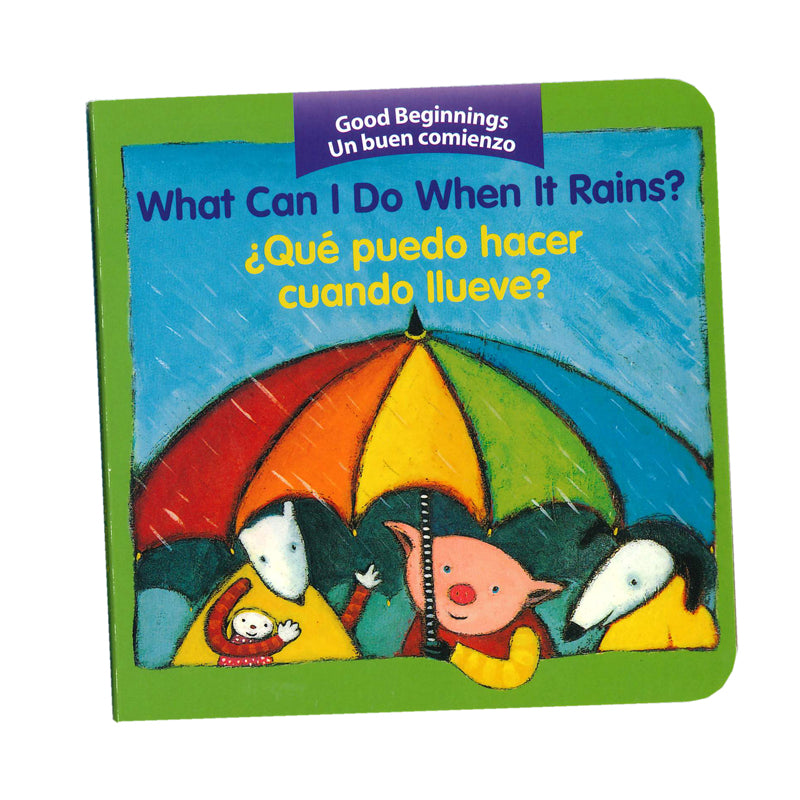 WHAT CAN DO WHEN IT RAINS BILINGUAL