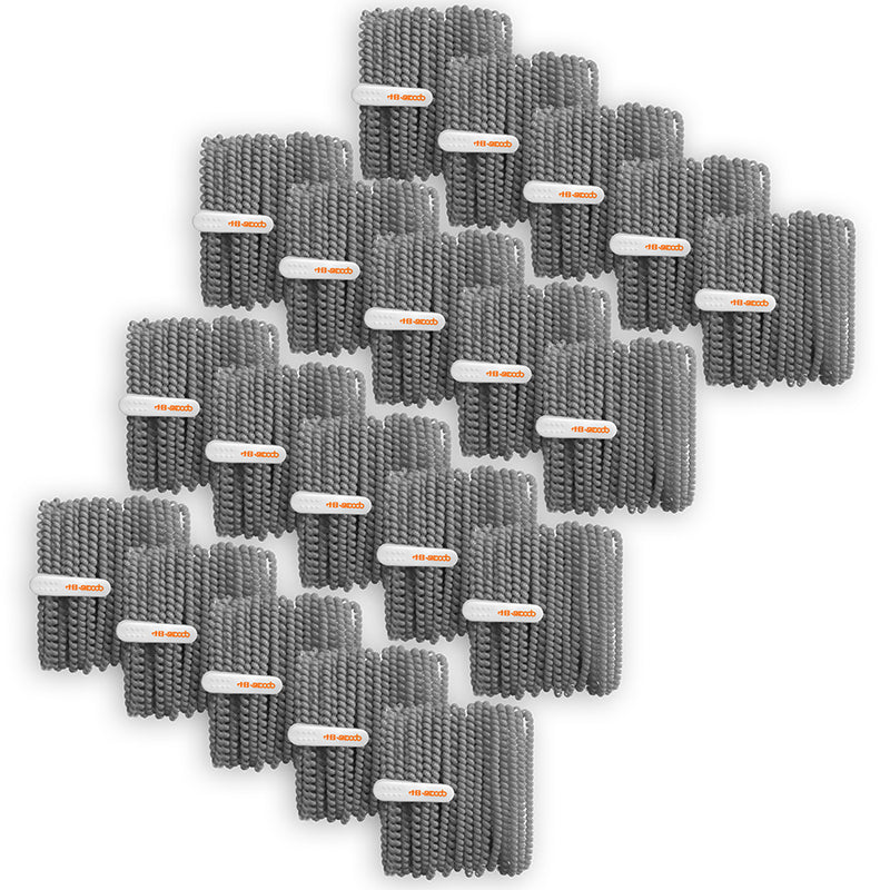 (20 EA) TANGLE FREE EARBUD COVR GRY