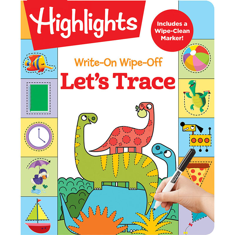 LETS TRACE DRY ERASE ACTIVITY BOOK