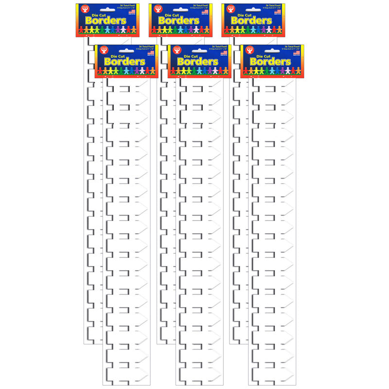 (6 PK) WHITE FENCE MIGHTY BRIGHTS