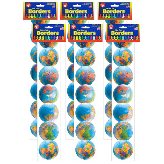 (6 PK) GLOBE BRIGHT BORDER