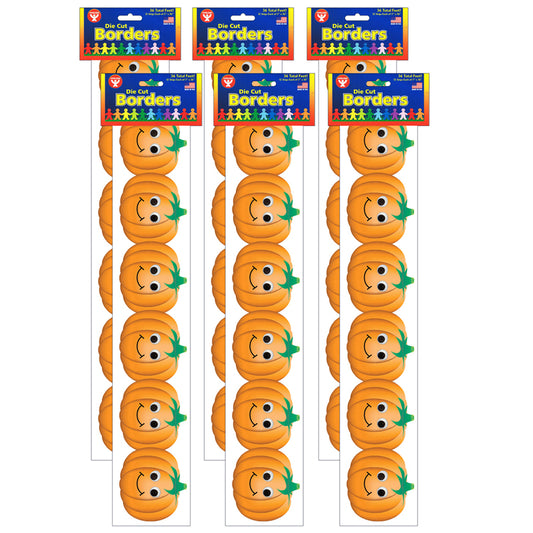 (6 PK) HAPPY PUMPKINS BORDER