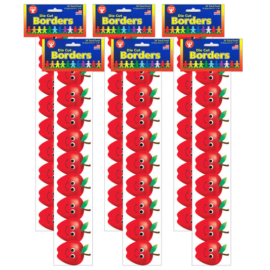 (6 PK) HAPPY APPLES BORDER