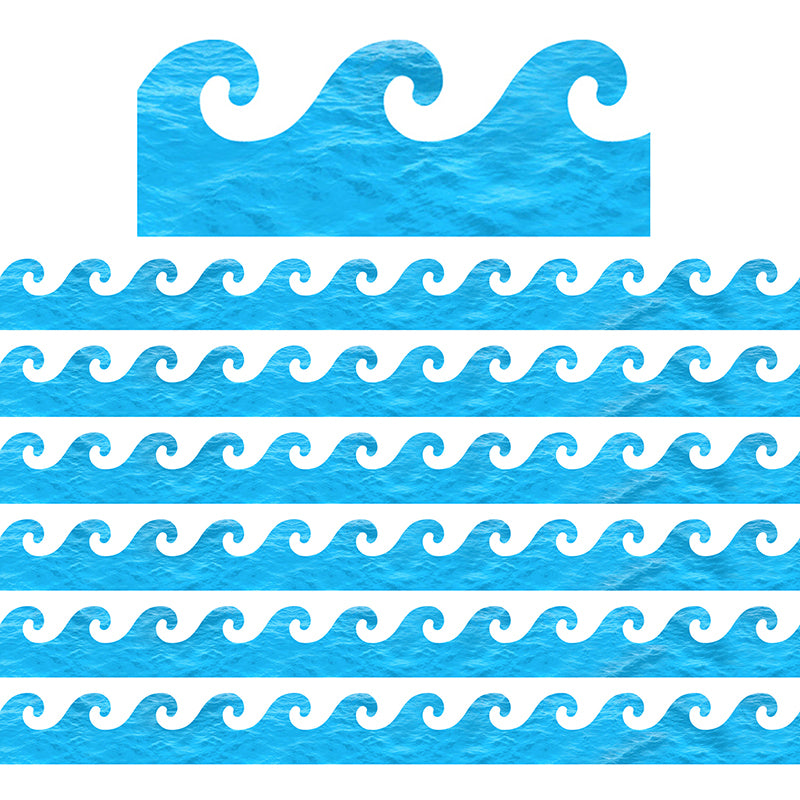 (6 PK) OCEAN WAVES BORDER