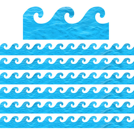 (6 PK) OCEAN WAVES BORDER